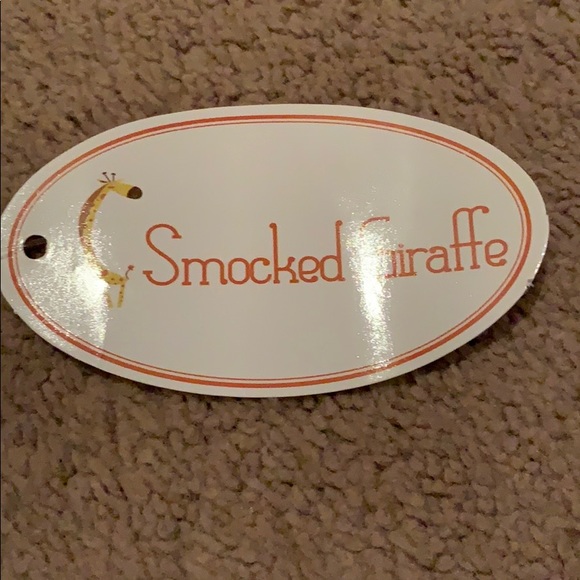 Green and blue smocked dress - Picture 3 of 4